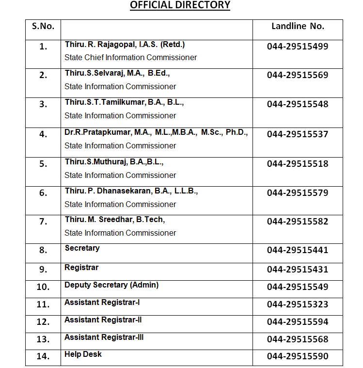 tamil-nadu-state-information-commission